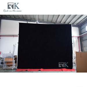 Aluminum Frame Pipe Kits Simple <b>Stand</b> with Lightproof Curtain Pipe Drape - Product Image 3