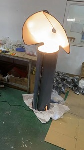 Italie designer créatif <span class=keywords><strong>lampe</strong></span> de table lampadaire en acier inoxydable minimaliste designer modèle chambre chapeau lampadaire - Product Image 4
