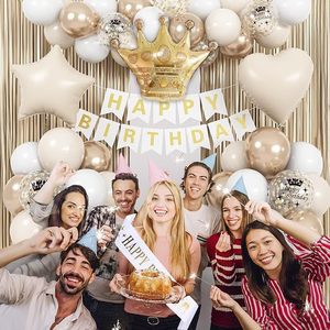 Set <span class=keywords><strong>de</strong></span> Decoración para Fiesta <span class=keywords><strong>de</strong></span> Cumpleaños al por Mayor <span class=keywords><strong>de</strong></span> Fábrica: Kit <span class=keywords><strong>de</strong></span> Globos <span class=keywords><strong>de</strong></span> Aluminio <span class=keywords><strong>en</strong></span> Forma <span class=keywords><strong>de</strong></span> Corazón Blanco Arena, Banner <span class=keywords><strong>de</strong></span> Feliz Cumpleaños y Telón <span class=keywords><strong>de</strong></span> Fondo <span class=keywords><strong>de</strong></span> Guirnalda. - Product Image 3