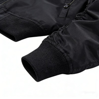 Veste Aviateur MA-1 Bomber Usine OEM ODM Personnalisée Broderie Impression Veste de Pilote pour Hommes Streetwear et Vêtements d'Extérieur