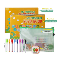 Conception personnalisée Impression Réutilisable Étanche Préscolaire Les Tout-petits Livre Calme Cahier d'activités Livre d'éveil pour enfants