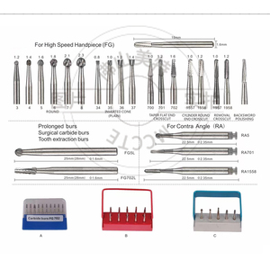 Vật liệu cắt răng Máy khoan phẫu thuật cacbua cho dụng cụ cắt răng tay khoan tốc độ cao Thiết bị nha khoa 25mm FG 702L - Product Image 6