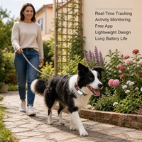 Traceur GPS pour animaux G67 Haute précision, faible consommation d'énergie, longue durée de vie de la batterie, historique des trajets, abonnement à l'application gratuit