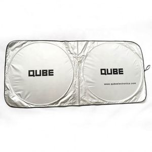 Pare-soleil de pare-brise avant magnétique pliable automatique avec protection UV, imprimé sur mesure, pour voiture - Product Image 2