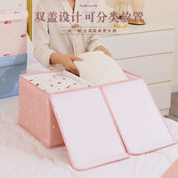 Vente en gros Boîte de rangement pliable écologique Impression numérique Robe pliable Organisateur de vêtements