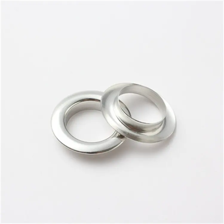 eyelets for apparel and scrapbook shiny silver color metal eyelets for garment and bags