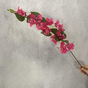 2025 calda <span class=keywords><strong>fiori</strong></span> decorativi bouganville di seta <span class=keywords><strong>viola</strong></span> artificiale a gambo lungo <span class=keywords><strong>fiori</strong></span> - Product Image 4