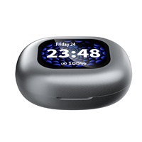 Écouteurs sportifs nouvelle génération à succès avec écran tactile LCD couleur, traduction intelligente IA, étanchéité IPX5 5.4 et conception à crochet d'oreille