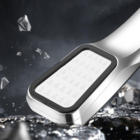 Pommeau de Douche Mural en Acier Inoxydable à Haute Pression avec 6 Modes de Jet, Ensemble de Douche Moderne pour Salle de Bain