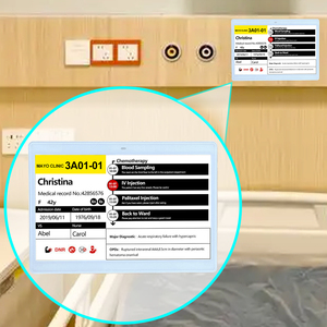 7.5 Inch Ble5.0 Electronic Shelf Label Epaper 4 Colors Digital Price Tags Display Esl Smart Healthcare <b>System</b> For Hospital - Product Image 1