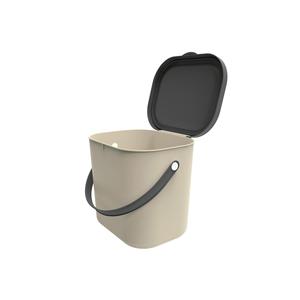 Rotho Waste Container Albula 10L With Lid And Handle For Kitchen Use - Product Image 1