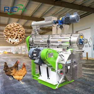 Macchina per la Produzione di Pellet per Mangimi per Pollame e Conigli RICHI Certificata CE Macchina Commerciale per la Produzione di Mangimi per Polli - Product Image 1