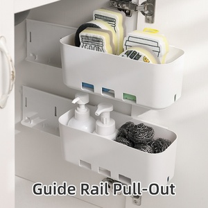 Wall Mounted Novelty Toilet Bath <b>Shelving</b> for Home <b>Storage</b> Organization Plastic <b>Box</b> <b>Storage</b> Kitchen for Skin Care Organization - Product Image 3