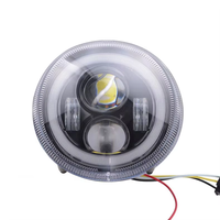 YongJin système d'éclairage de moto phare LED assemblage de lampe avant avec anneau Halo pour vespa Scooter GTS 300