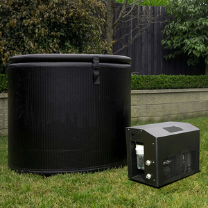 Máquina de Baño de Hielo de Acero Inoxidable de 1 HP, Enfriador de Inmersión en Frío para Exteriores, Unidad de Enfriamiento Ligera para Recuperación Deportiva, para Gimnasio y Spa - Product Image 3