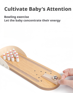 Equipo de Mini <span class=keywords><strong>Bolos</strong></span> Personalizable con Esquinas Redondeadas, Mini <span class=keywords><strong>Bolos</strong></span> para el Hogar, Pistas de <span class=keywords><strong>Bolos</strong></span>, Uso Recreativo - Product Image 3