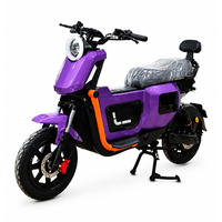 1500W 60V/72V 20Ah Elektrikli Sokak Motosikleti Scooter 14 İnç İki Kişilik Yetişkin Motosikleti 60km/s Maksimum Hızla Ulaşım İçin