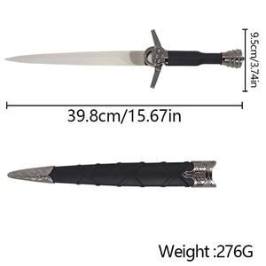 未シャープメタル短剣モデルファンタジー武器剣ロールプレイング & 収集用 - Product Image 6