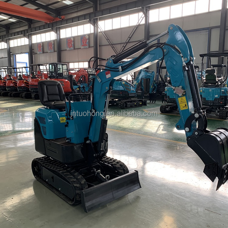 Chinese factory cheap 1 ton 0.8 ton Hydraulic crawler digging micro digger mini excavators