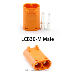 Conector de cable de <span class=keywords><strong>2</strong></span> pines macho hembra Lcb30 de alta corriente Chapado en plata de alta corriente actualizado Original - Product Image 5