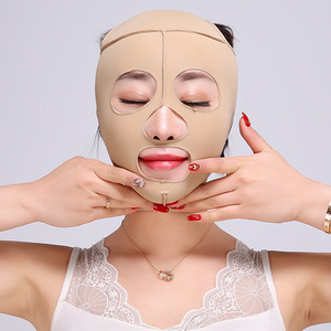 Mascarilla Adelgazante Facial, Banda Reafirmante en V para Levantar el Doble Mentón, Tallas SMLXL, Sin Electricidad - Product Image 1