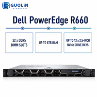 Services de virtualisation de base de données critiques pour les entreprises, serveur rack Dell PowerEdge R660 1U à double socket DDR5 Intel Xeon Scalable