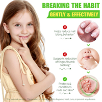 ALIVER Traitement Liquide Anti-Mordillement des Ongles à Séchage Rapide, Goût Amer, pour Enfants et Adultes, Favorise la Croissance des Ongles