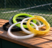 Senar Raket Tenis Multi Warna, Senar Tenis Poli Lunak untuk Penggantian Raket Tenis, Latihan, dan Pertandingan