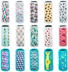 Sacs en néoprène personnalisés par sublimation pour les pochettes de glace réutilisables pour les sucettes glacées Support pour l'été - Product Image 4