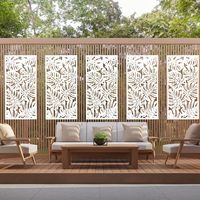 Panneaux métalliques découpés au laser sur mesure pour l'art mural et les séparateurs, panneaux métalliques découpés au laser pour la décoration de jardin et de paysage
