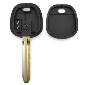 검정색 교체용 자동차 키 케이스 점화 트랜스폰더 키 쉘 폴딩키 미가공 블랭크 차량 키 - Product Image 3