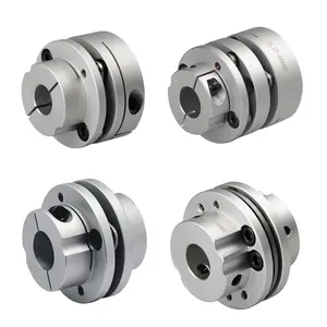 316 Stainless Steel High Rigid Disc Coupling Rubber Jaw Coupler For Shaft Motors