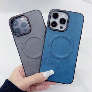 Funda <span class=keywords><strong>de</strong></span> Cuero Original <span class=keywords><strong>de</strong></span> Alta Calidad para iPhone 15 <span class=keywords><strong>Pro</strong></span> con Magnético Anti-golpes y Protección contra Impactos, Funda <span class=keywords><strong>de</strong></span> PU para iPhone 14 <span class=keywords><strong>Pro</strong></span> 15 <span class=keywords><strong>Pro</strong></span> - Product Image 3