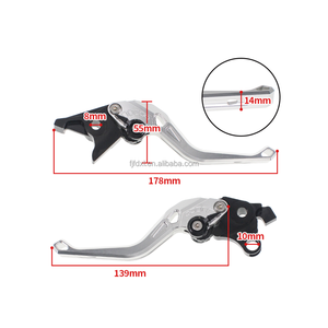 Leviers de frein et d'embrayage en aluminium CNC 5D pour motos de rue <span class=keywords><strong>BANDIT</strong></span> 650 650S adaptés à des performances optimales - Product Image 1