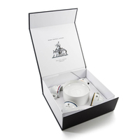 Boîte d'emballage personnalisée pour assiette à dîner, tasse à thé et soucoupe avec logo