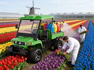 Véhicule utilitaire électrique 4 places robuste pour la <span class=keywords><strong>patrouille</strong></span> agricole et de ranch, utilisation tout-terrain OEM - Product Image 6