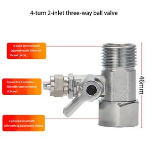 Inverseur de robinet de connecteur universel pour purificateur d'eau élément filtrant accessoires 2 points <span class=keywords><strong>3</strong></span> points 4 points balances de cuisine - Product Image 4
