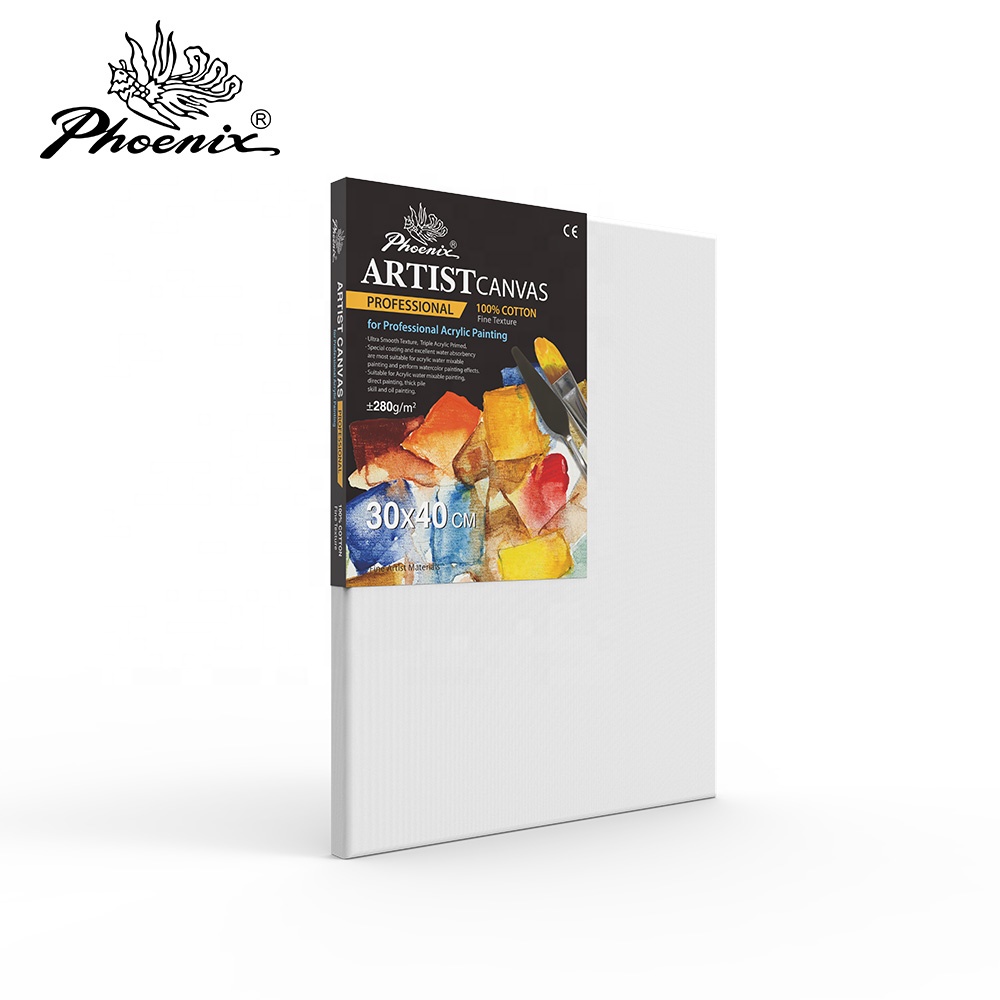 Phoenix профессиональный уровень 100% хлопок 280 GSM тонкая текстура Европейский стиль высокое качество чистый эластичный холст