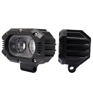 Phares LED Moto à Double Lentille Blanche et Jaune Haute Puissance pour Moto, Voiture, Camion, Jeep, VTT - Product Image 2