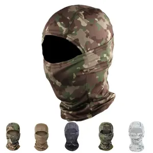 Yeni özel kayak maskeleri 1 2 3 delik kış yaz kapak yüz şapka Balaclava maske nakış logosu özel örme Balaclava