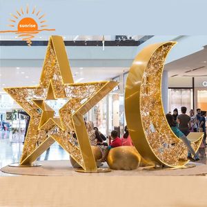Decoración LED de <span class=keywords><strong>Luna</strong></span> y Estrella para Ramadán, para Exteriores, Espacios Públicos, Festivales, Exhibición Personalizada, Luz Decorativa de Grado Comercial para Centros Comerciales y Parques - Product Image 3