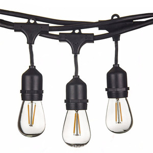 <b>Led</b> <b>Light</b> Strings E27 10Lamp 10M Outdoor Waterproof For Camping Wedding Decoration 220V Glass Bulb Ceiling <b>Lights</b> - Product Image 3