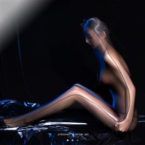 Biancheria intima sexy donna ultra sottile olio lucido collant corpo in seta trasparente su tutta la calza sacco a pelo 6447 - Product Image 3