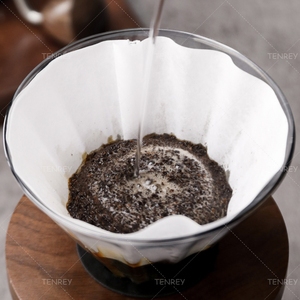Filtres en <span class=keywords><strong>papier</strong></span> naturel jetables Tenrey V01 V02 compatibles avec la <span class=keywords><strong>cafetière</strong></span> à verser - Product Image 3