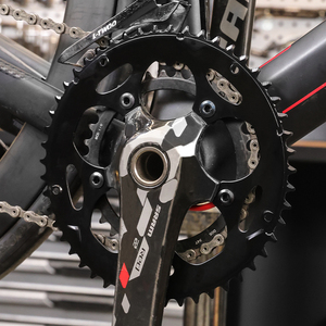 Placa <span class=keywords><strong>de</strong></span> Cadena para <span class=keywords><strong>Bicicleta</strong></span> <span class=keywords><strong>de</strong></span> Carretera LEBYCLE, Acero con Alto Contenido <span class=keywords><strong>de</strong></span> Carbono, BCD110 BCD130 34T 39T 50T 53T - Product Image 6