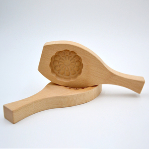 Moule à gâteau de lune personnalisé solide et durable traditionnel de la mi-<span class=keywords><strong>automne</strong></span> Festival en bois de presse à fleurs moules à biscuits <span class=keywords><strong>emporte</strong></span>-pièces - Product Image 5