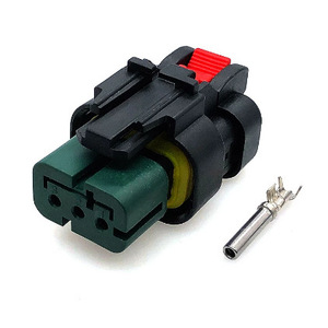 Automotive 3 Pin Connector 776429 Plastic <b>Black</b> Male And Female For Caterpillar Excavator Camshaft Sensor Wiring <b>Harness</b> - Product Image 2