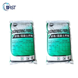 Fibrillated xây dựng kéo sợi Vật liệu làm đầy <span class=keywords><strong>Polypropylene</strong></span> STAPLE sợi lưới cho bê tông PP sợi và bê tông sợi - Product Image 1