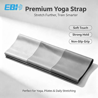 Material TPE suave con gradiente gris de 3 niveles, resistente. Ideal para gimnasio en casa, yoga, pilates y entrenamiento de rehabilitación física.