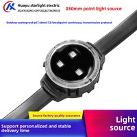 Fuente de Luz Puntual LED para Exteriores con Clasificación IP67, Nodo LED RGB a Todo Color para Iluminación de Fachadas de Edificios, Parques y Ciudades